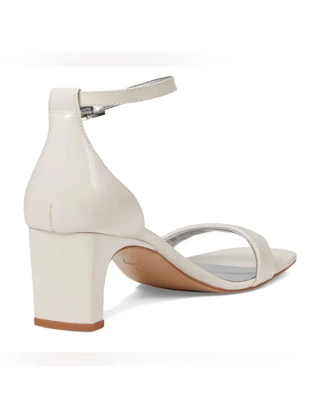 Naturalizer 27 Edit Iriss - Satin Pearl Beige Patent Leather - size 9